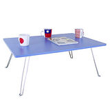 美耐皿板面折疊桌(桌面80*60)-藍紫色