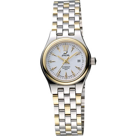 【好物分享】gohappy線上購物ENICAR 英納格 傳真系列時尚機械女錶-白x雙色版 778-50-316GK評價如何購物 金 gohappy