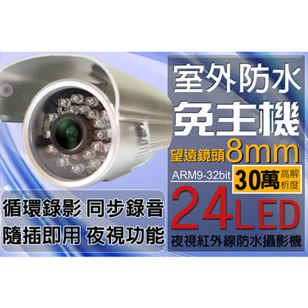 室內機車行車記錄器外插卡式免主機監視器 8mm