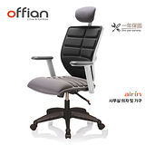 【Offian】韓國AIRIN Speed專利辦公椅(可拆洗)-魔力黑