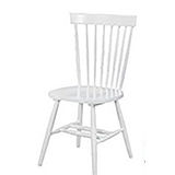 002-2 V型白色餐椅