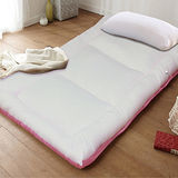 KOTAS-酷涼 涼感竹炭雙人床墊+Ice涼感紗枕 二件組-粉