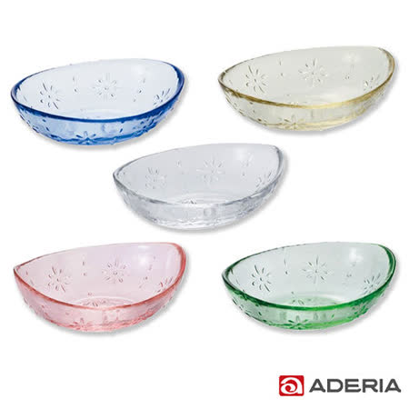 【網購】gohappy快樂購【ADERIA】日本進口小花系列玻璃碗5件套組開箱愛 買 衣服