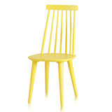 (時尚風情) A型黃色實木餐椅/休閒椅