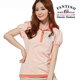 【FANTINO】專櫃品牌新品_舒適修身超熱賣休閒立領衫(桔色) 271212