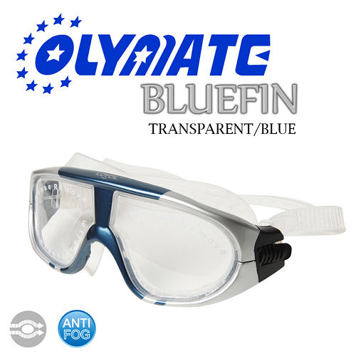 OLYMATE Bluefin 娛樂版休閒大泳鏡(TT Blue)