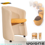 【Merryfair】BALANZ創意單椅-米白背橘座