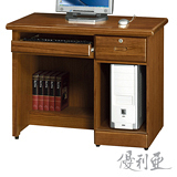 【優利亞-藝瑄】3.2尺電腦桌(2色)