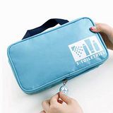 【iSFun】旅行專用＊手提化妝盥洗包/藍