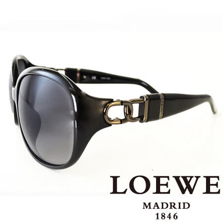 【好物推薦】gohappyLOEWE 西班牙皇室品牌羅威環扣高質感太陽眼鏡(黑) SLW784-0Z42評價如何sogo 雙 和