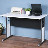 《Homelike》巧思辦公桌 炫灰系列-白色加厚桌面120cm