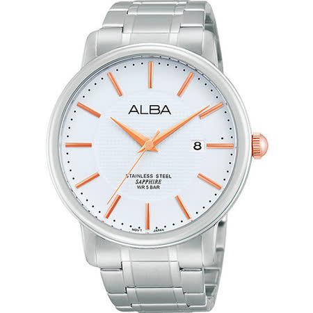 【好物分享】gohappy 購物網ALBA PRESTIGE 爵士時尚腕錶-銀x玫塊金時標 VJ42-X114S評價如何愛 買 線上 購物