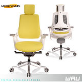 【Merryfair】WAU時尚運動款機能電腦椅(OA布)-萊姆黃白框