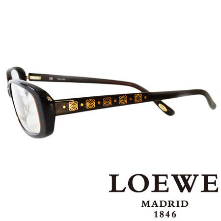 【網購】gohappy快樂購LOEWE 西班牙皇室品牌羅威經典LOGO平光眼鏡(黑) VLW749-0958效果如何24 小時 愛 買