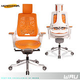 【Merryfair】WAU時尚運動款機能電腦椅(TPE)-芒果橘背白框