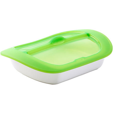 【好物推薦】gohappy 線上快樂購《LEKUE》陶瓷蒸煮盒(綠M)價格大 業 高島屋