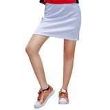 【LEIDOOE】39201 女款針織休閒運動短裙-白