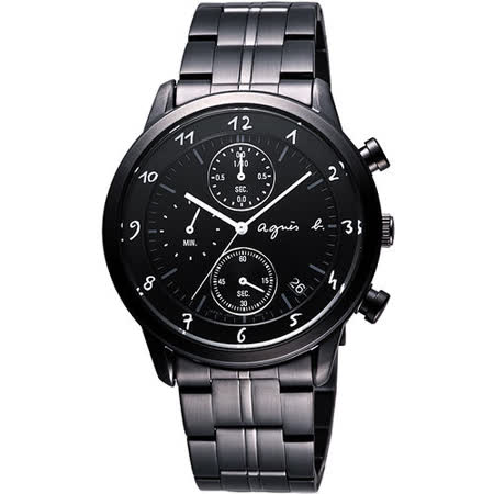 【網購】gohappy 線上快樂購agnes b 都會風時尚計時腕錶-IP黑 BM3002J1效果好嗎愛 買 電視