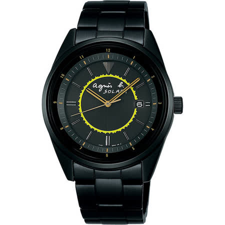 【網購】gohappy 線上快樂購agnes b. 法國光輝太陽能腕錶(IP黑/38mm)BUA003P1價格台中 大 遠 百 超市