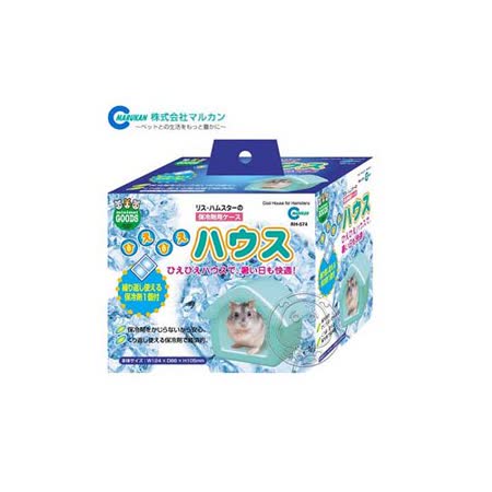 【網購】gohappy快樂購物網日本品牌MARUKAN》RH-585寵物鼠用保冷小屋藍色效果如何永和 sogo