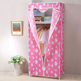 《Homelike》粉紅花漾布衣櫥