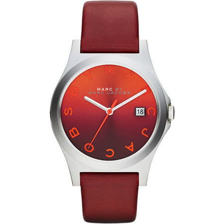 【真心勸敗】gohappy快樂購物網Marc Jacobs Baker 魔幻漸層時尚腕錶-漸層x深紅 MBM1319好用嗎台中 市 愛 買