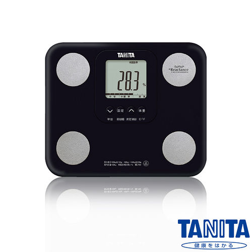 日本TANITA愛 買 光碟 回收七合一羽量輕巧體組成計BC751-高貴黑