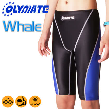 OLYMAT愛 買 logoE Whale 專業短版鯊魚五分褲