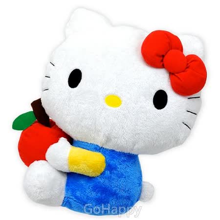 【好物推薦】gohappy日本進口SANRIO Hello Kitty【蘋果咬一口】柔軟玩偶效果如何高雄 愛 買 超市
