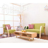 Bernice - 北歐思特萊斯簡潔休閒椅1+2組合 - 4色可選 可加購6色布套