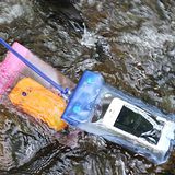 【iSFun】戲水專用＊相機手機防水袋/藍