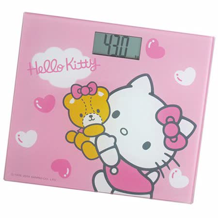 【私心大推】gohappyHello Kitty電子體重計HW-319P評價如何台北 太平洋 百貨