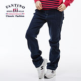 【FANTINO】法式修身牛仔長褲(丈青)383301