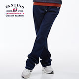 【FANTINO】法式修身牛仔長褲(丈青)383302