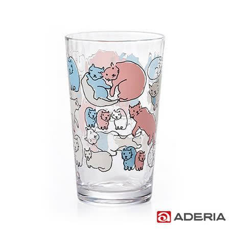 【網購】gohappy 線上快樂購【ADERIA】日本進口Instyle貓咪玻璃杯225ml(紅藍)效果好嗎台南 愛 買 量販 店