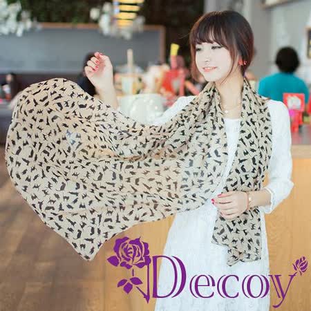 【好物推薦】gohappy快樂購【Decoy】慵懶貓咪＊雪紡仿真絲圍巾哪裡買屏 東 太平洋 百貨