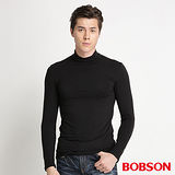 BOBSON 男款高領保暖內搭衣(黑31049-88)
