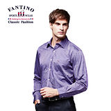 【FANTINO】法式休閒純棉襯衫(紫、鐵灰)444109-110