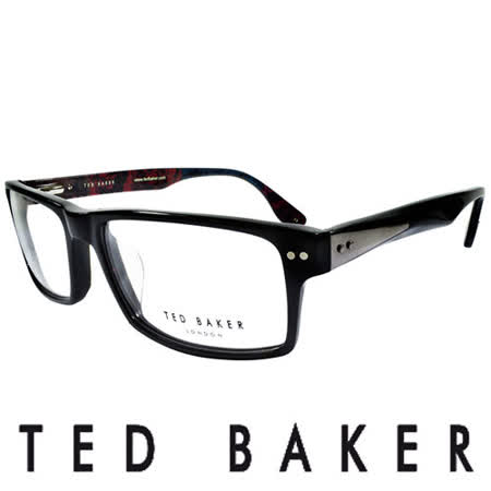 【部落客推薦】gohappy快樂購物網TED BAKER 倫敦個性都會彩紋造型眼鏡 (黑) TB8068-001好嗎威 秀 遠 百