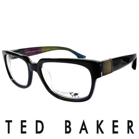 【好物分享】gohappyTED BAKER 倫敦經典時尚彩紋造型眼鏡 (黑) TBG004-099價格台南 愛 買
