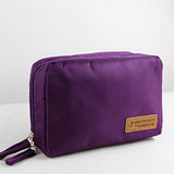 【iSFun】典雅尼龍*多功能化妝包/紫