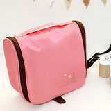 【iSFun】旅行專用*防水掛勾盥洗包/紅