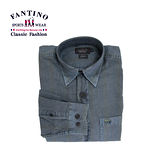 【FANTINO】仿舊布料設計棉質襯衫(紅.藍) 144523-524