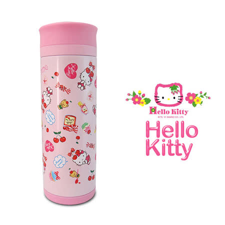 【部落客推薦】gohappy快樂購【Hello Kitty】真空保溫杯 -粉色 (KF-5605)去哪買台北 太平洋 百貨