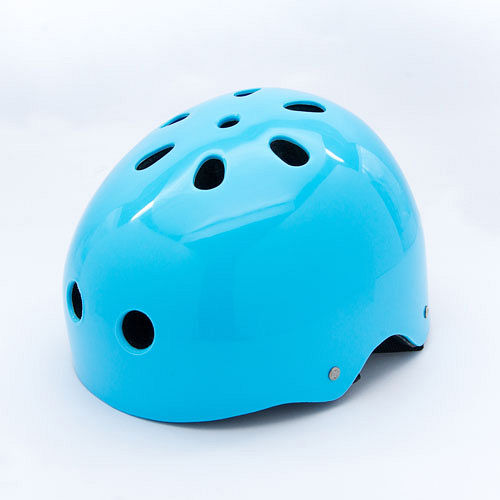 【D.L.D多輪sogo 百貨 天母 店多】專業直排輪 溜冰鞋 自行車 安全頭盔 藍色