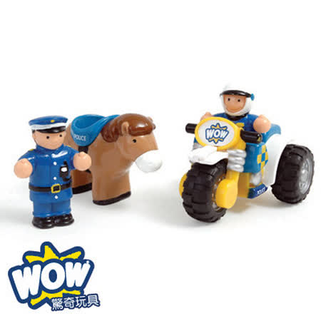 【好物推薦】gohappy快樂購物網英國驚奇玩具WOW Toys 巡邏騎警好兄弟 (強尼與米奇)效果如何新竹 大 遠 百