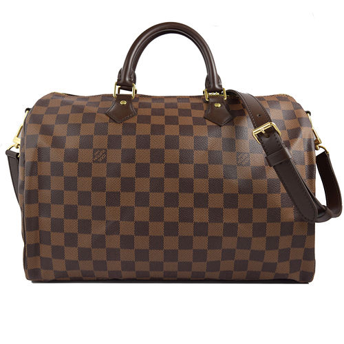 Louis Vuitton LV N41366 N41182 Speedy 35 棋盤格紋附背帶手提包_現貨 Louis Vuitton LV N41366 N41182 Speedy 35 棋盤格紋附背帶手提包_現貨