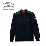 【FANTINO】獨家品牌刺繡logo休閒上衣(深藍) 241709