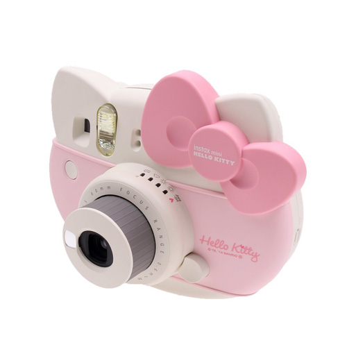 FUJIFILM instax mini HELLO KITTY 拍立得(公司貨).-送小叮噹底片+海綿寶寶底片+馬卡龍相本