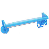 月陽純色系加壓真空吸盤式4連掛勾置物架掛物架 (965)